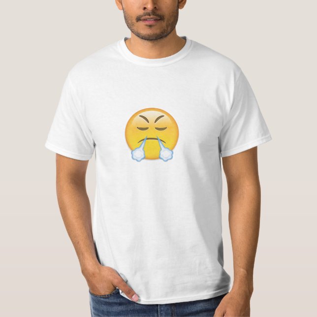 Camiseta Cara com olhar de Triumph Emoji (Frente)