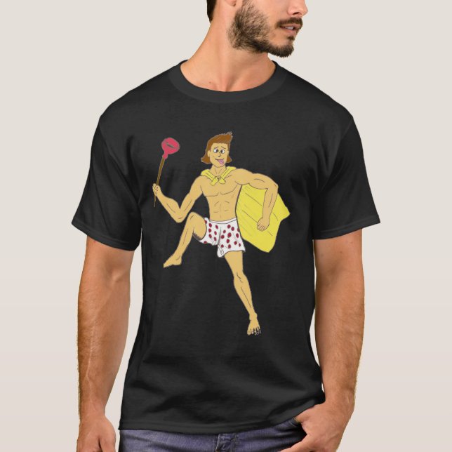 Camiseta cara da privada e da cueca (Frente)