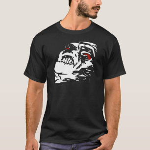 Camiseta cara da raiva