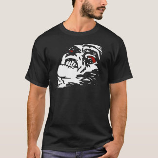 Camiseta cara da raiva