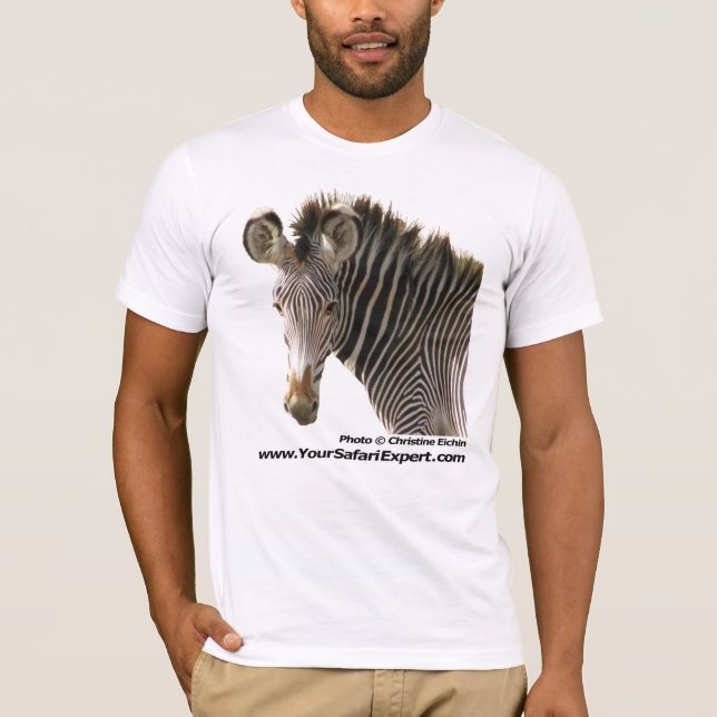 Camiseta Cara da zebra (parte dianteira) - bumbum da zebra (Frente)