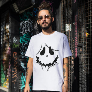 Camiseta Cara de abóbora-de-bico-de-lanterna