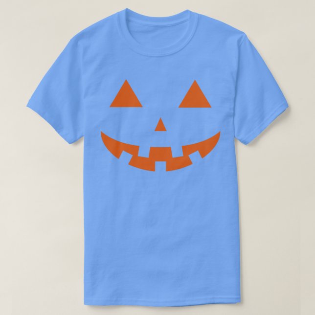 Camiseta Cara de abóbora do Dia das Bruxas de Lanterna para (Frente do Design)