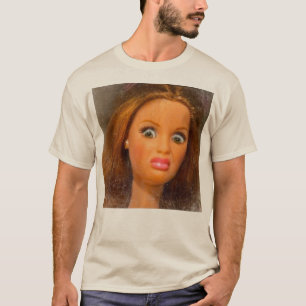 Camiseta Cara de boneca nojenta engraçada Meme