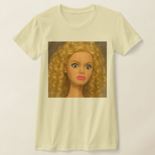 Camiseta Cara de boneca nojenta engraçada Meme 