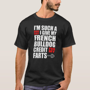 Camiseta Cara de Cachorro Francês Bulldog Piada de Arte par
