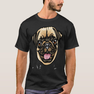 Camiseta Cara de Cachorro Pug Legal