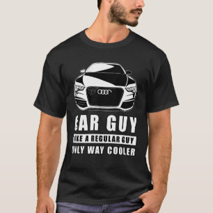Camiseta Cara De Carro Como Uma Cara Regular Apenas Muito M