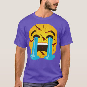Camiseta Cara de choro alto, choro de lágrimas tristes chor