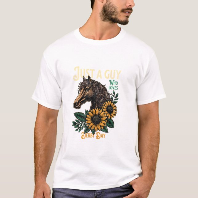 Camiseta Cara De Corrida Que Ama Derby (Frente)