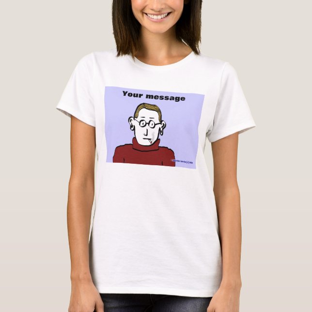 Camiseta Cara de desenho animado (Frente)