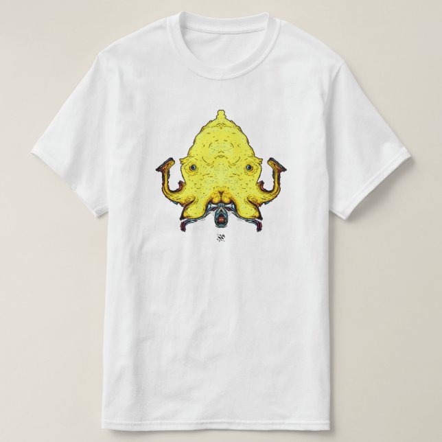Camiseta Cara de deus monstro (Frente do Design)