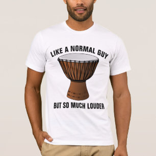 Camiseta Cara DE DRUM DRUMMER DJEMBE T-SHIRTS