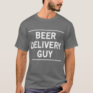 Camiseta Cara de entrega da cerveja Mens