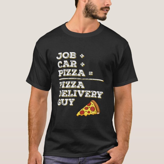 Camiseta Cara de entrega de pizza engraçada T       JobCarP (Frente)