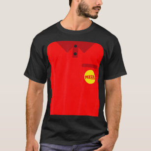 Camiseta Cara de entrega Fácil Casal de pizza Fácil 