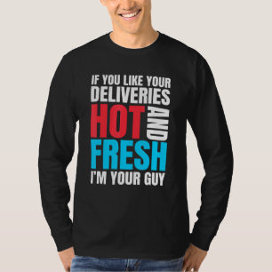 Camiseta Cara De Entrega Inspirada Comida Quente E Fresca R