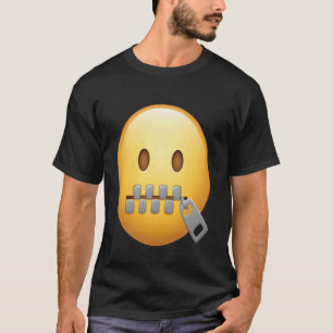 Camiseta Cara de Fecha a Boca u2013 Silêncio de Desenho Ani