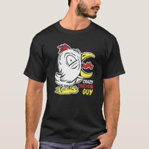 Camiseta Cara de Frango Louco Masculino Frangos