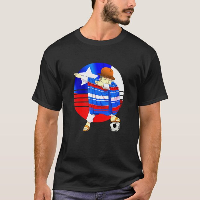 Camiseta Cara de futebol chilena (Frente)