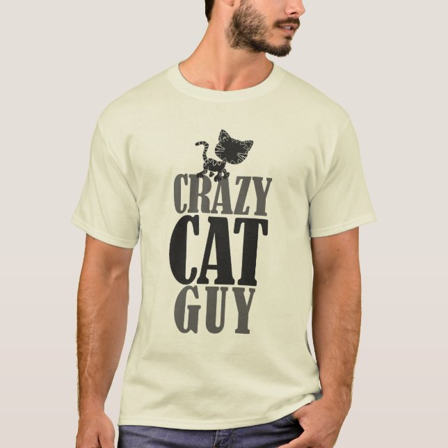 Camiseta Cara de Gato Louco (Frente)