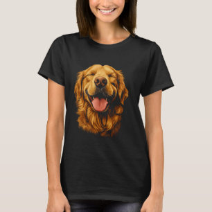 Camiseta Cara de Golden Retriever