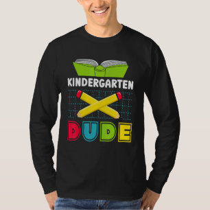 Camiseta Cara de Jardim de Infância Primeiro Dia de Volta à