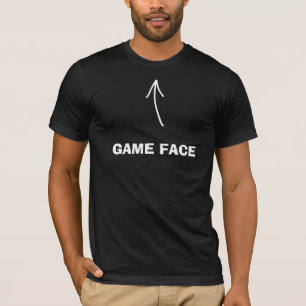 Camiseta Cara de jogo - Camisa-T preta