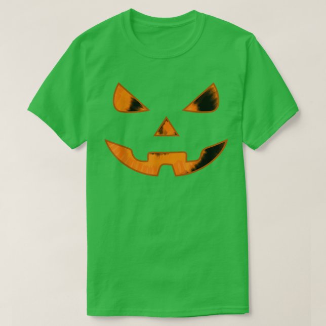 Camiseta Cara De Lanterna, Mau, Sorriso, Hallowee (Frente do Design)