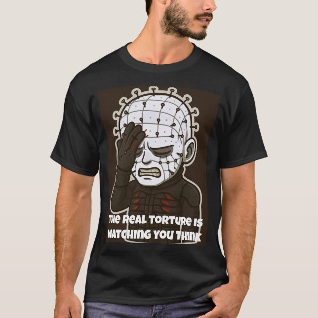 Camiseta Cara de palma de pinhead (Frente)