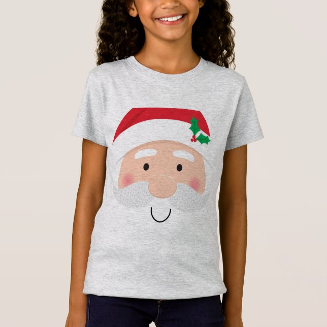 Camiseta Cara de Papai Noel (Frente)