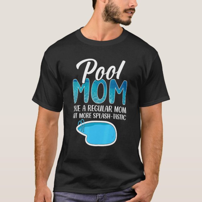 Camiseta Cara de piscina para manutenção de Piscinas e cabo (Frente)