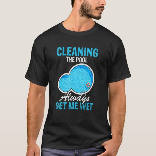 Camiseta Cara De Piscina Para Nadar, Garoto De Piscina E Li (Frente)