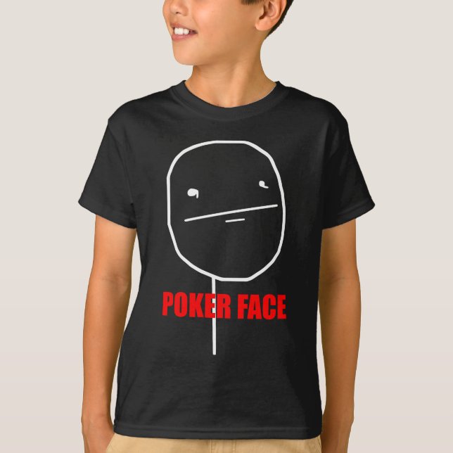 Camiseta cara de póquer (Frente)