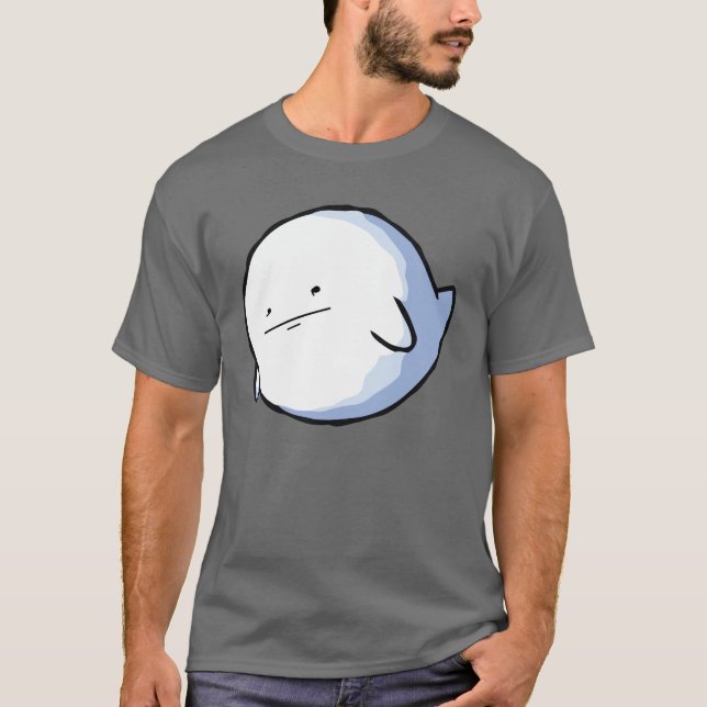 Camiseta Cara de póquer mim fantasma de Gusta (Frente)