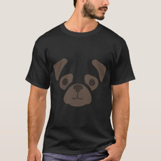 Camiseta Cara de pug