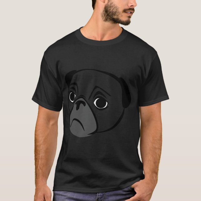 Camiseta Cara de Pug (Frente)