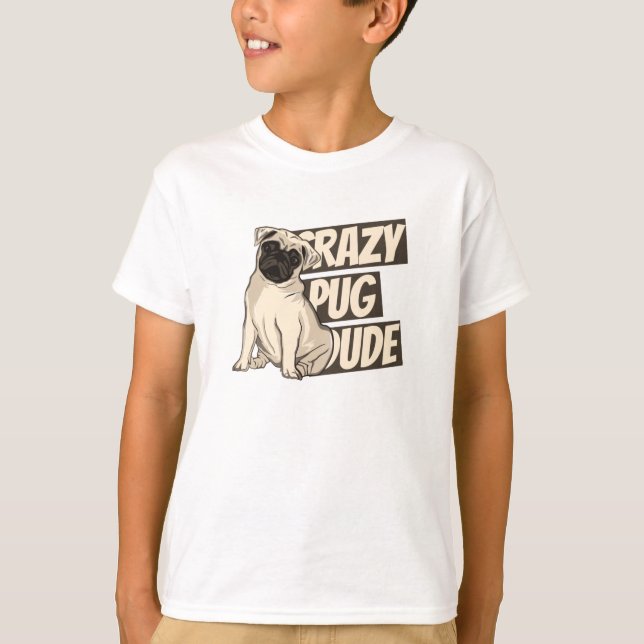 Camiseta Cara de Pug Maluco (Frente)