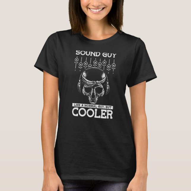 Camiseta Cara De Som Como Cara normal, Mas Engenharia De Áu (Frente)