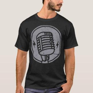 Camiseta Cara de Som do Engenheiro de Áudio Retroativo Vint