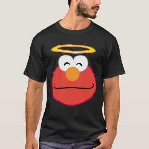 Camiseta Cara de sorriso de Elmo com halo