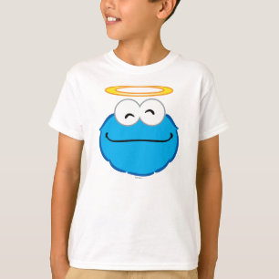 Camiseta Cara de sorriso do biscoito com halo