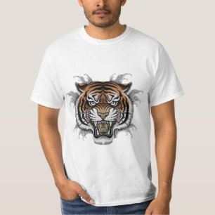 camiseta cara de tigre