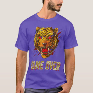 Camiseta Cara de Wildigeriger Irritado Jogo Terminado Vídeo