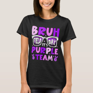 Camiseta Cara, dia de campo time roxo vamos começar os jogo