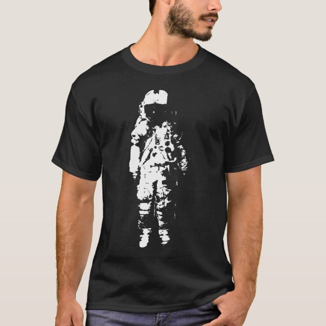 Camiseta Cara do Astronauta Solitário - Major Tom (Frente)