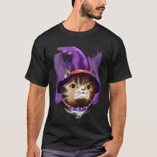 Camiseta Cara do gato do *Witch