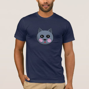 Camiseta Cara do gato dos desenhos animados