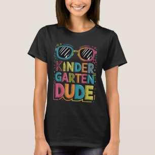 Camiseta Cara do jardim de infância engraçado primeiro dia
