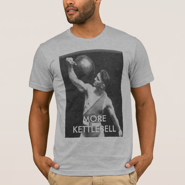 Camiseta cara do kettlebell, MAIS KETTLEBELL (Frente)